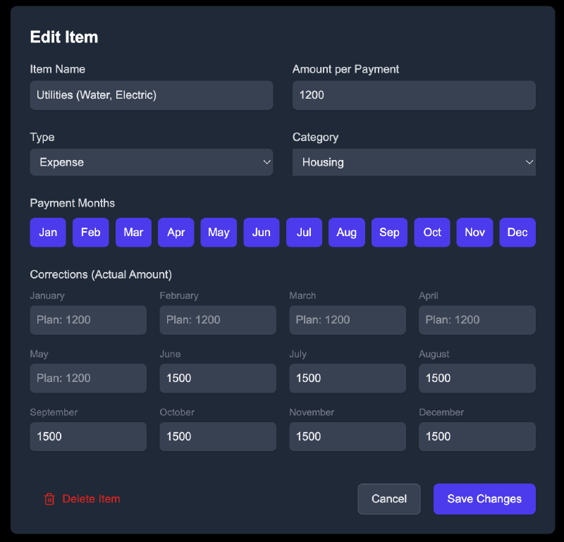A screenshot of FinHome’s Correction Mode 2